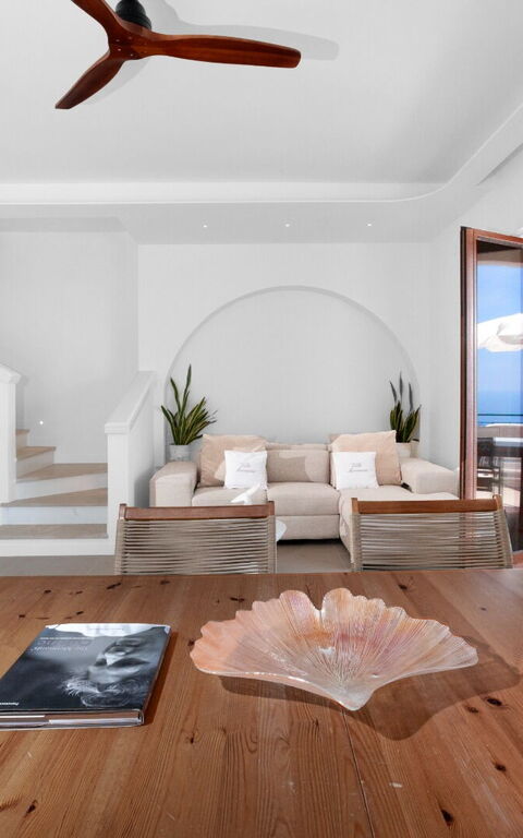 Villa Marianna: Esszimmer, Wohnzimmer