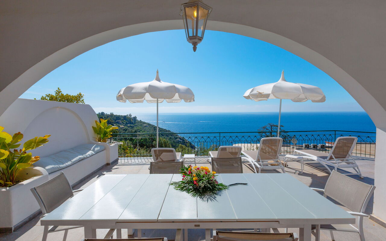 Villa Marianna: Ansichten, Außen, Balkon / Terrasse / Patio, Draussen