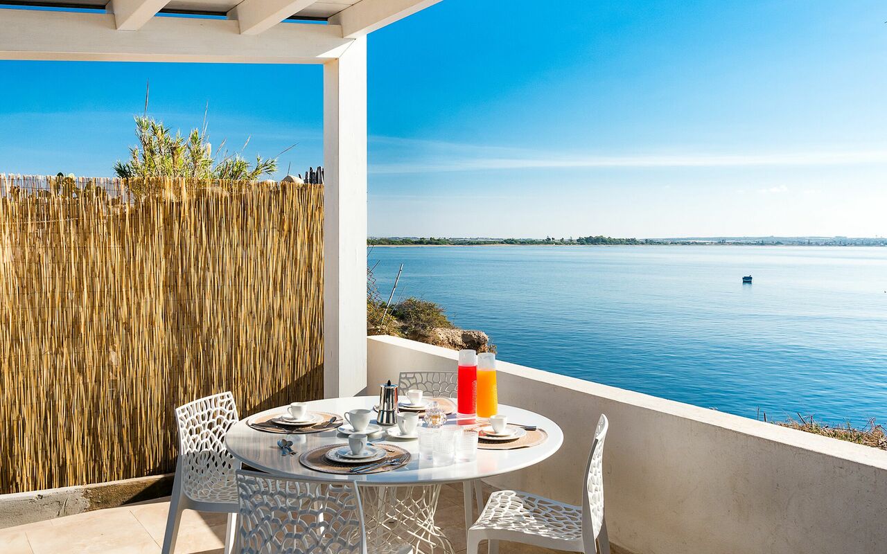 Baia Del Mare: Ansichten, Balkon / Terrasse / Patio, Draussen