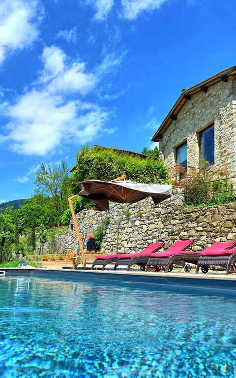 Villa Ancora: Draussen, Schwimmbad, Sommer