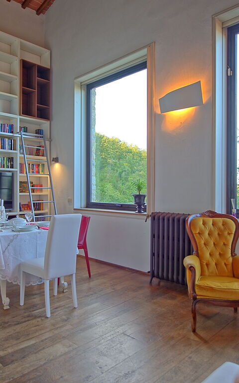 Villa Ancora: Esszimmer, Wohnzimmer