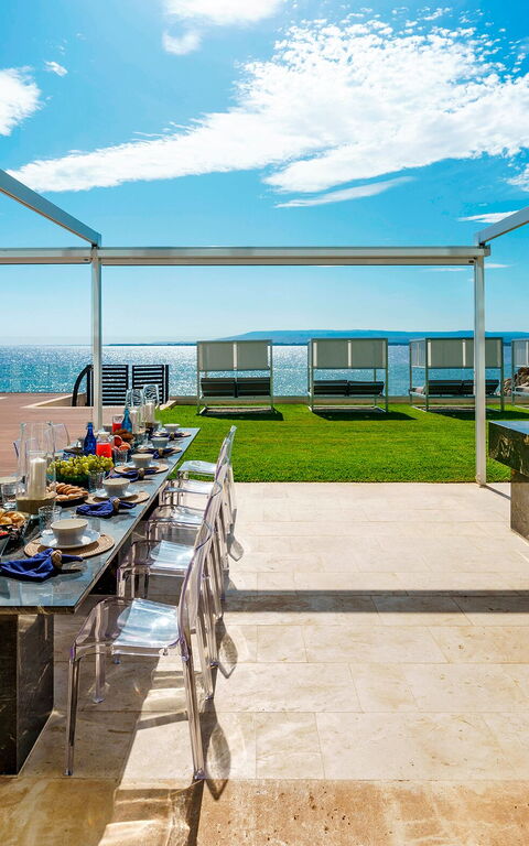 Villa Angelina: Balkon / Terrasse / Patio, Draussen, Garten