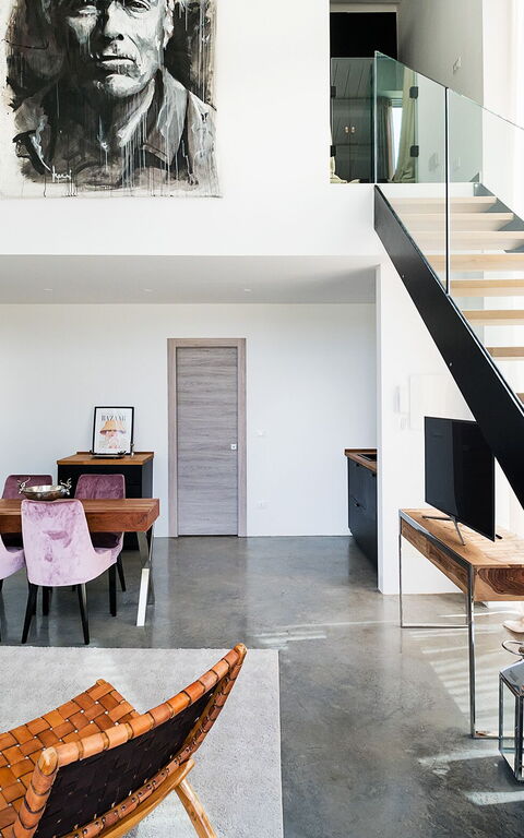 Villa Contra: Wohnzimmer