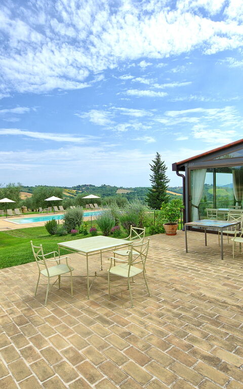 Villa Le Buche: Draussen, Garten