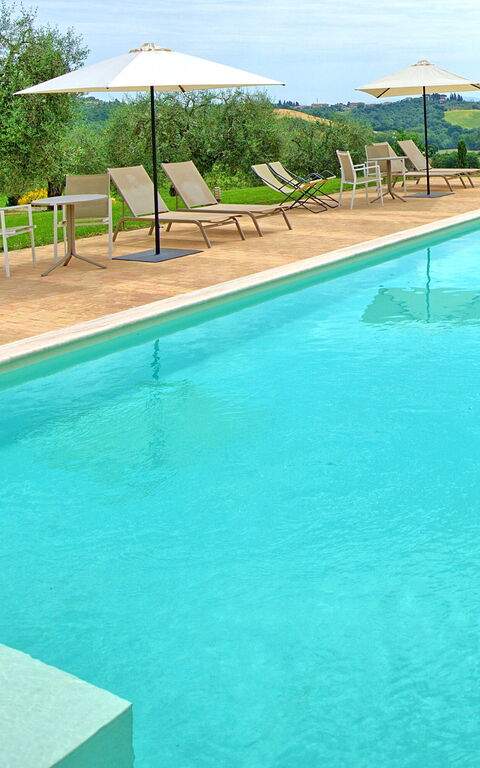 Villa Le Buche: Draussen, Garten, Schwimmbad