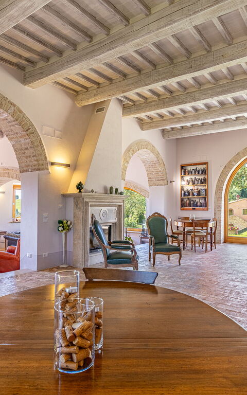 Villa Le Buche: Wohnzimmer