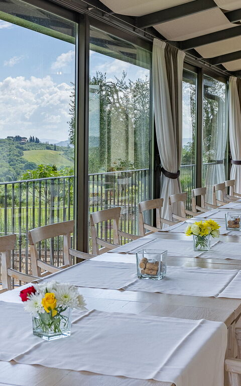 Villa Le Buche: Esszimmer