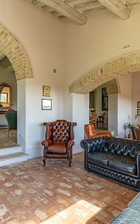 Villa Le Buche: Wohnzimmer