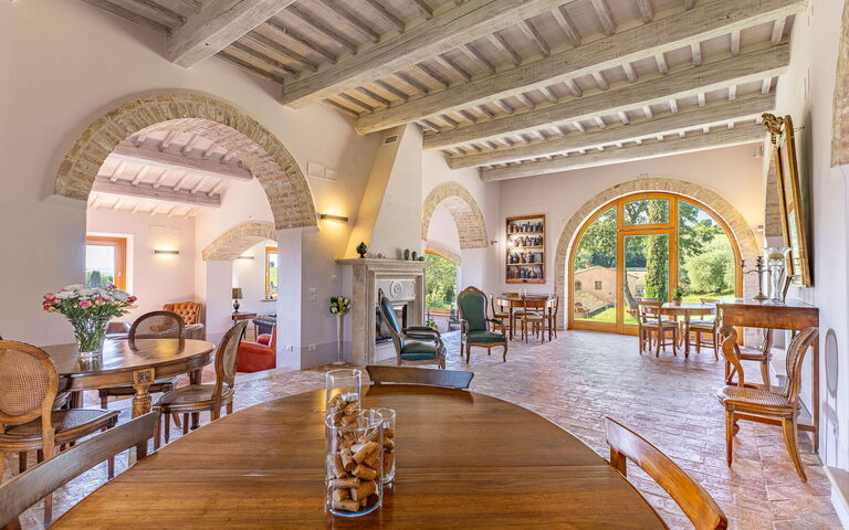 Villa Le Buche: Wohnzimmer