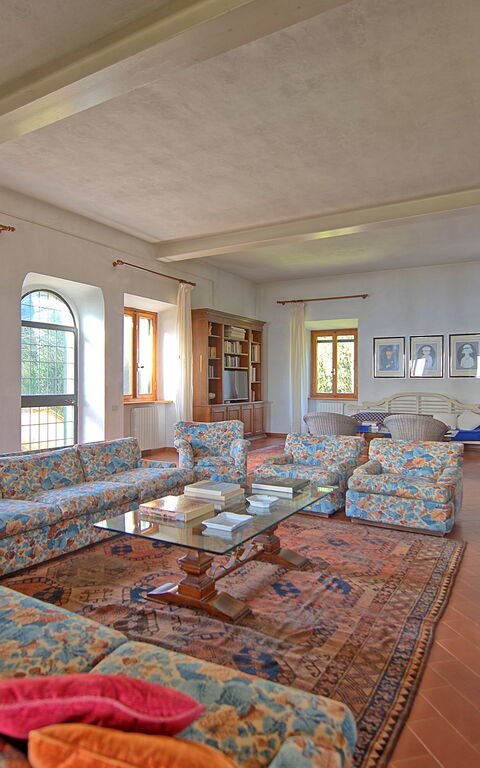 Villa Sorbaiano: Wohnzimmer