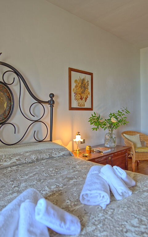 Villa Sorbaiano: Schlafzimmer