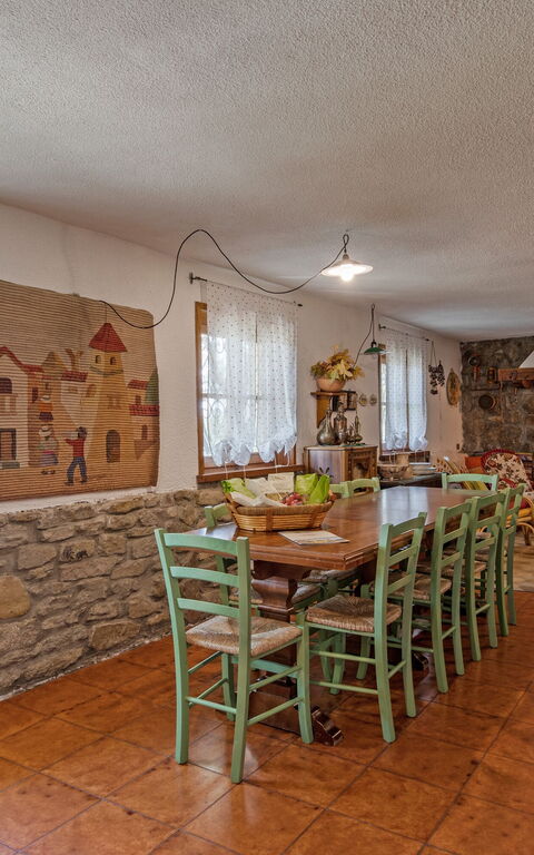 Casale Condottiero: Esszimmer, Küche