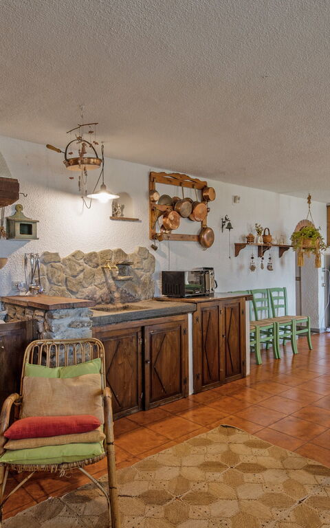 Casale Condottiero: Esszimmer, Küche