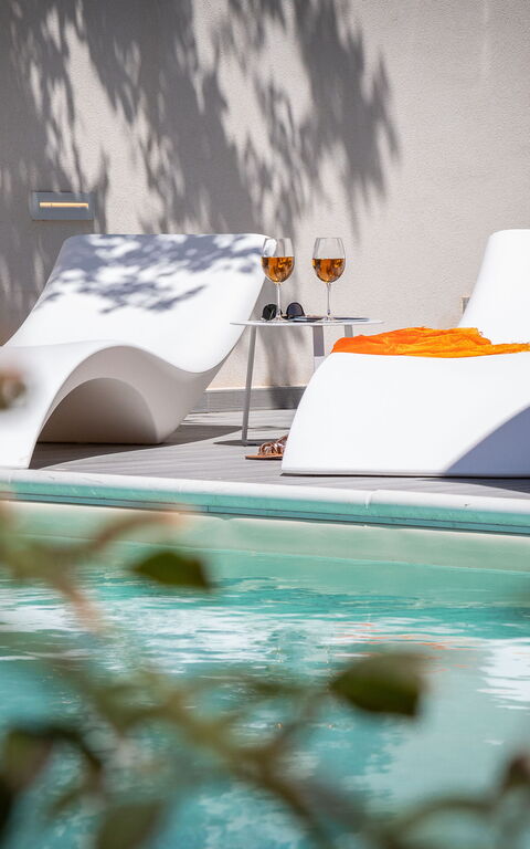 Villa Annalisa: Draussen, Schwimmbad, Sommer