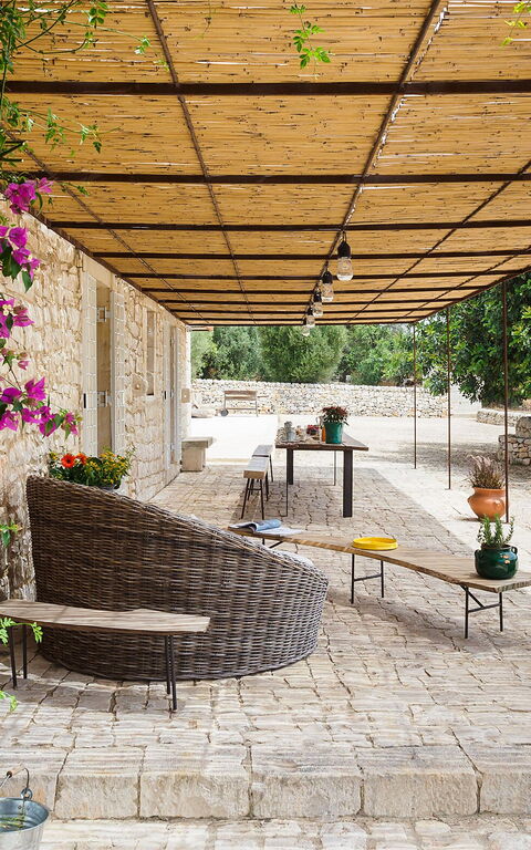 Villa Dimora Pura: Balkon / Terrasse / Patio, Draussen, Garten