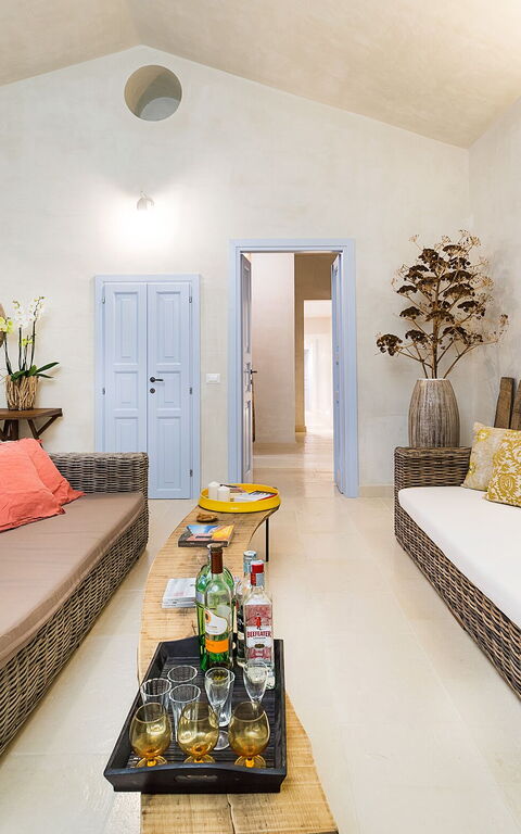 Villa Dimora Pura: Wohnzimmer