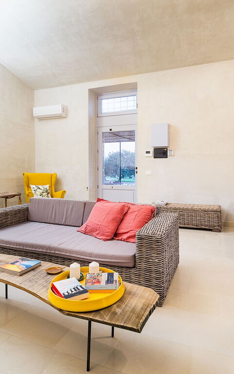 Villa Dimora Pura: Wohnzimmer