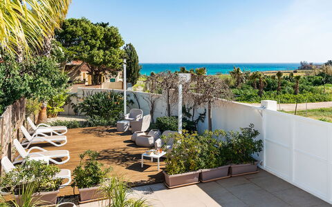 Unterkunft Calantha: Balkon / Terrasse / Patio