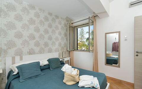 Unterkunft Calantha: Schlafzimmer