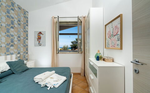 Unterkunft Calantha: Schlafzimmer