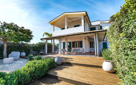 Unterkunft Euthalia: Außen, Draussen, Garten