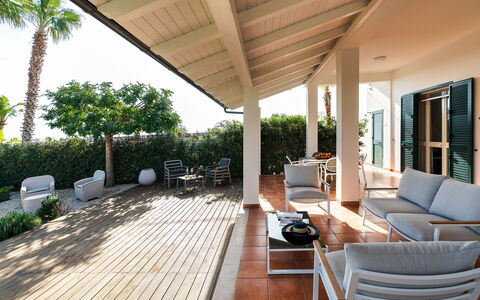 Unterkunft Euthalia: Außen, Draussen, Garten