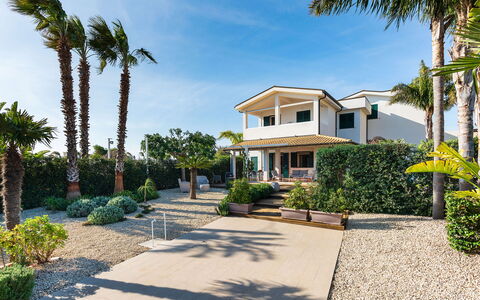 Unterkunft Euthalia: Außen, Draussen, Garten