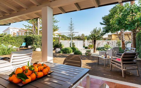 Unterkunft Euthalia: Außen, Draussen, Garten