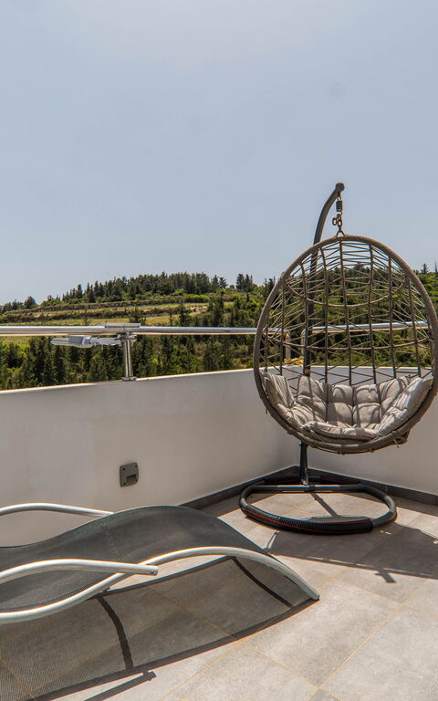 Villa Eftychia: Balkon / Terrasse / Patio, Draussen