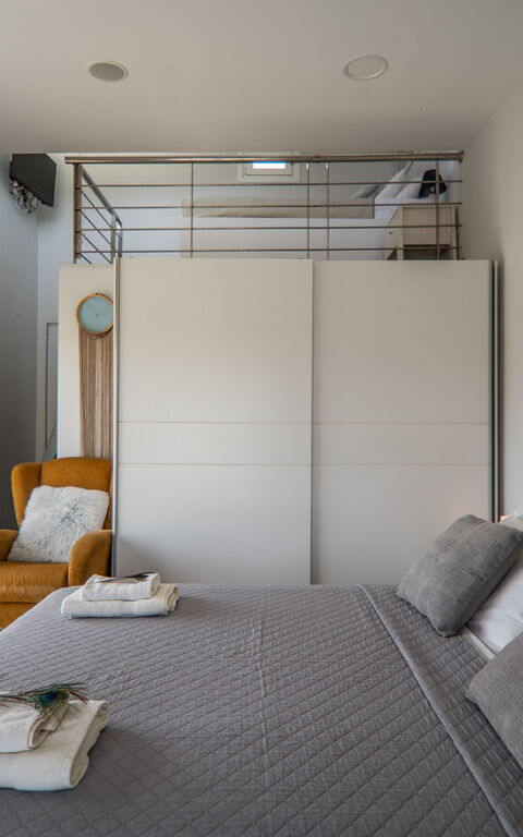 Villa Eftychia: Schlafzimmer