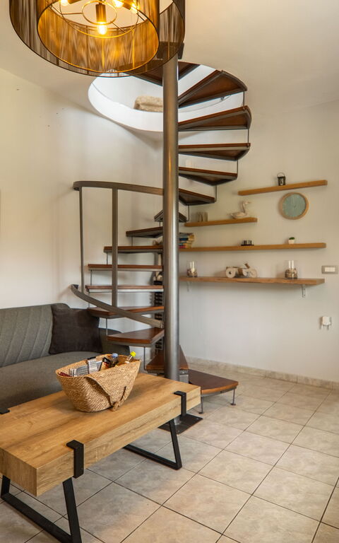 Villa Eftychia: Wohnzimmer