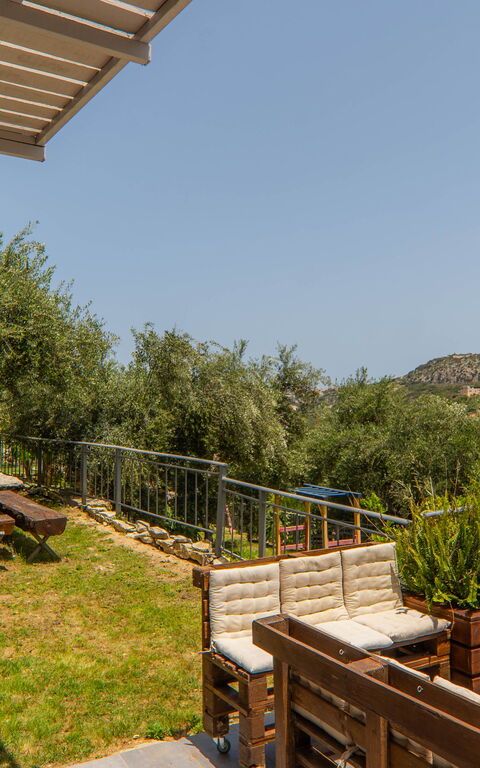 Villa Eftychia: Draussen, Garten