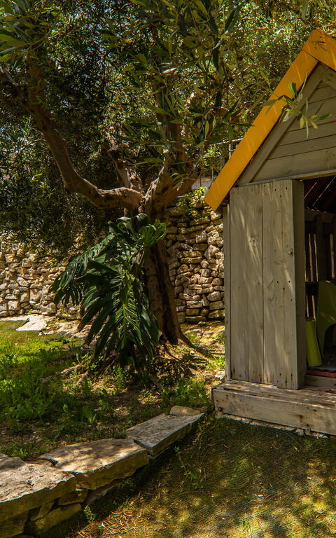 Villa Eftychia: Draussen, Garten