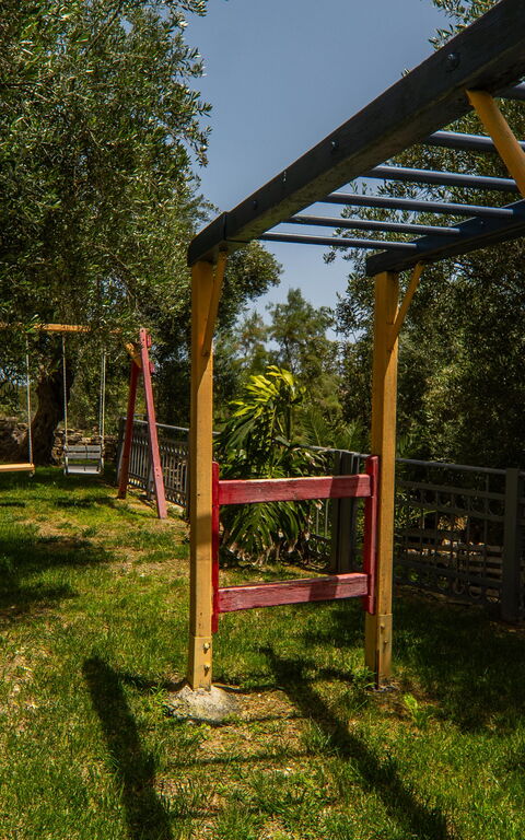 Villa Eftychia: Draussen, Garten