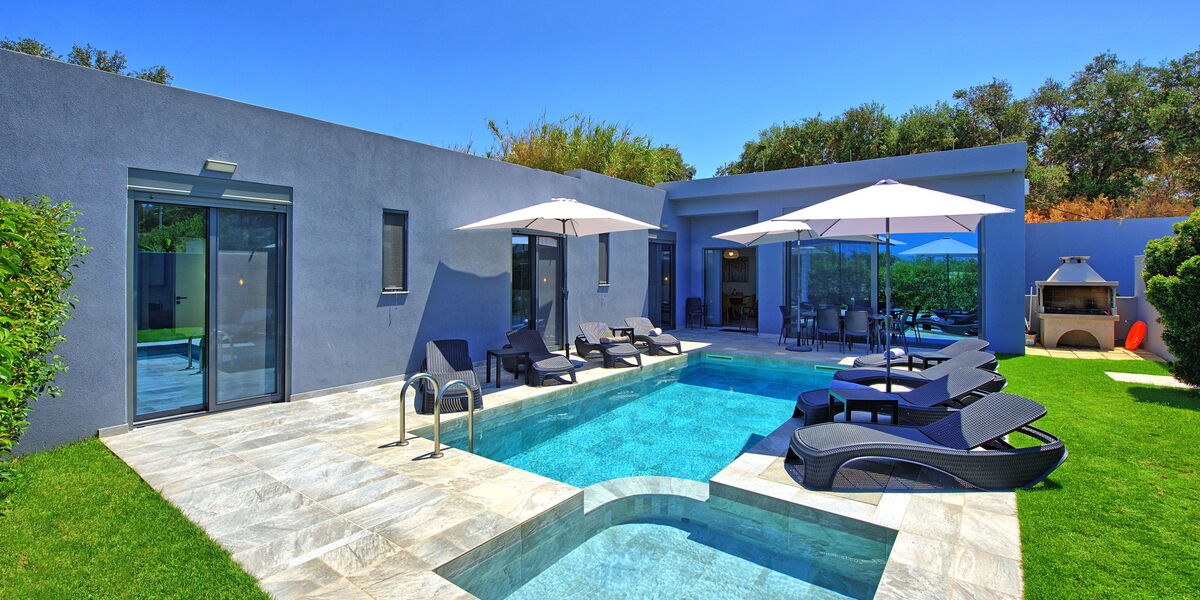 Villa Zaneti, Luxusvilla in Plataniás auf Kreta - 10 Schlafplätze und 4 ...