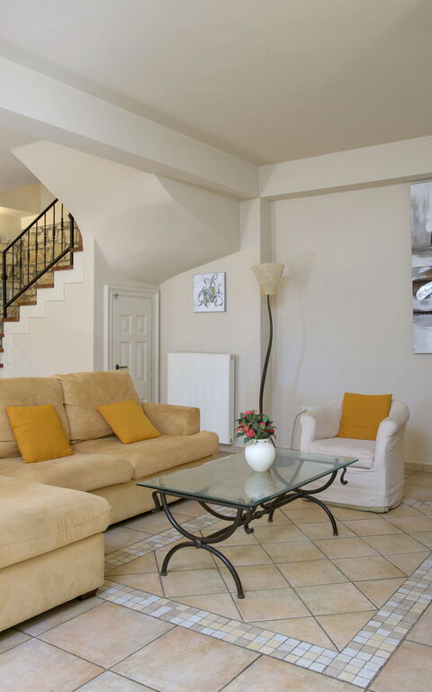 Villa Moyria: Wohnzimmer