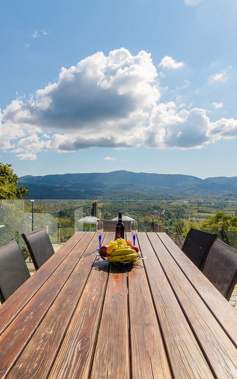 Villa Dinos: Balkon / Terrasse / Patio, Draussen