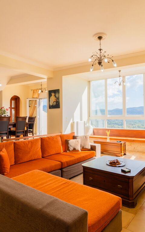 Villa Dinos: Wohnzimmer