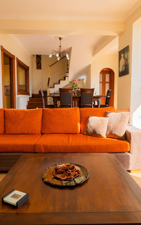 Villa Dinos: Wohnzimmer