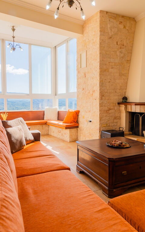 Villa Dinos: Wohnzimmer