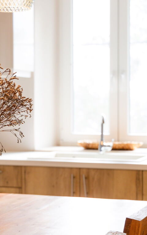 Villa Jacaranda: Esszimmer, Küche