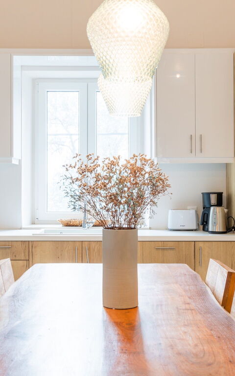 Villa Jacaranda: Esszimmer, Küche