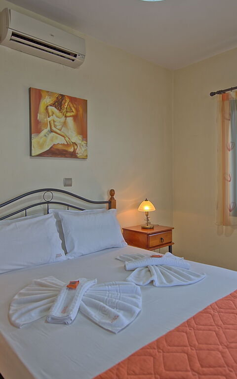 Villa Koules: Schlafzimmer