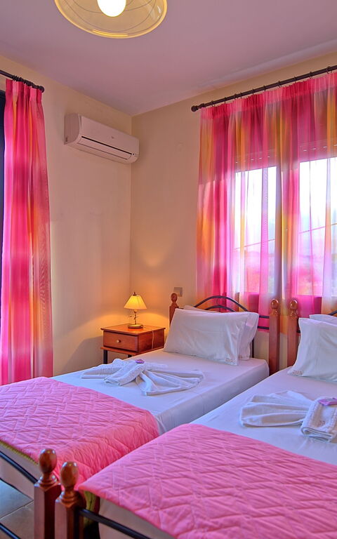 Villa Koules: Schlafzimmer