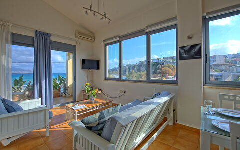 Unterkunft Emmanouela: Wohnzimmer