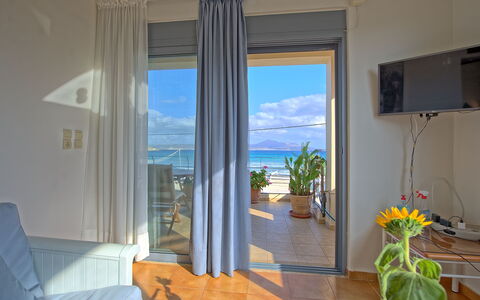 Unterkunft Emmanouela: Wohnzimmer