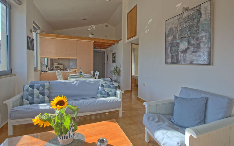 Unterkunft Emmanouela: Wohnzimmer