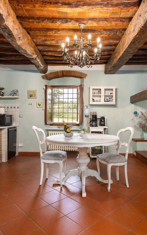 San Guido: Esszimmer, Küche