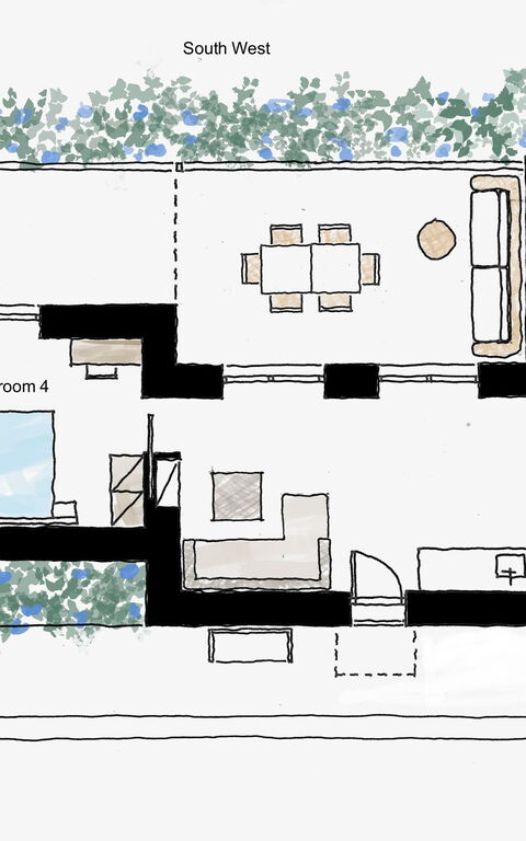 Villa Bluewhite: Planimetrie