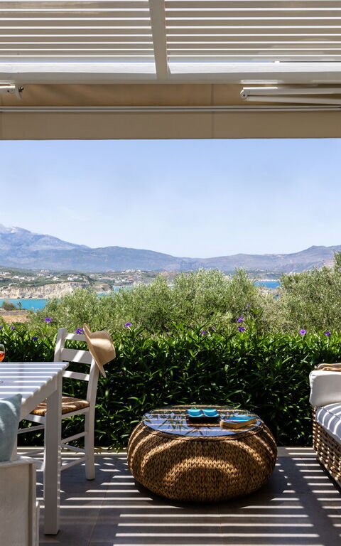 Villa Bluewhite: Balkon / Terrasse / Patio, Draussen